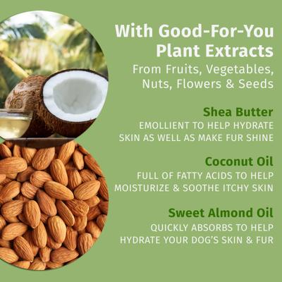 Bundle: Hempz Petz Sweet Pineapple Honey Melon Deodorizing Cologne Dog Spray, 8.5-fl oz bottle + Deodorizing Shampoo, Sweet Pineapple Honey Melon Scent, 17-fl oz bottle