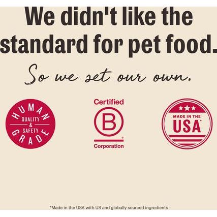 Alimento deshidratado para perros con carne de res sin cereales integral, caja de 10 lb