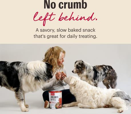 Bone Broth Bites Roasted with Beef Bone Broth, Sweet Potatoes, & Parsley Dog Treats, 8-oz bag