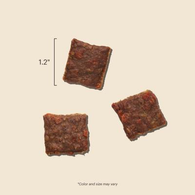 Jerky Harvest Mini Bars Beef Recipe with Carrots & Apples Dog Treats, 4-oz bag