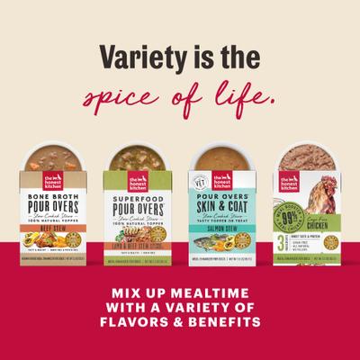 Pumpkin POUR OVERS Turkey & Pumpkin Stew Wet Dog Food Topper, 5.5-oz, case of 12