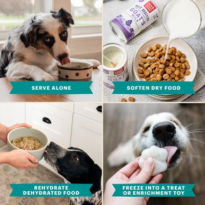 Instant Goat's Milk Daily Boosters, grado Humano con Probióticos para Perros y Gatos. 147 gr.