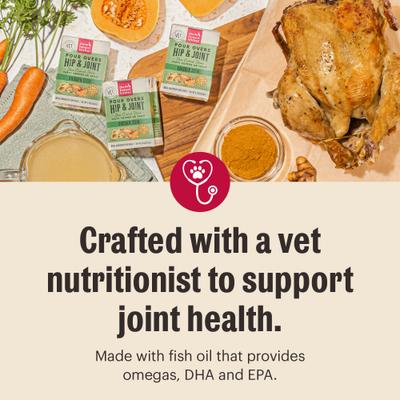 Functional POUR OVERS Hip & Joint Support Chicken Stew Dog Food Topper, 5.5-oz can, case of 12