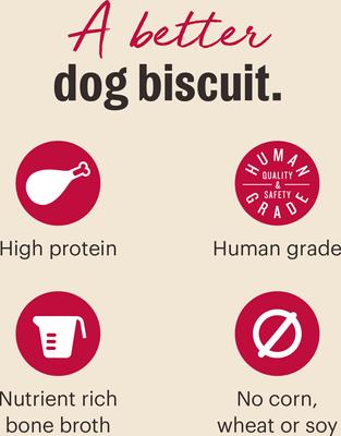 Bone Broth Bites Roasted with Beef Bone Broth, Sweet Potatoes, & Parsley Dog Treats, 8-oz bag