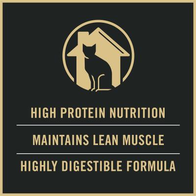 Adult 7 Plus Indoor Chicken & Rice Formula High Protein Dry Cat Food, 7-lb bag