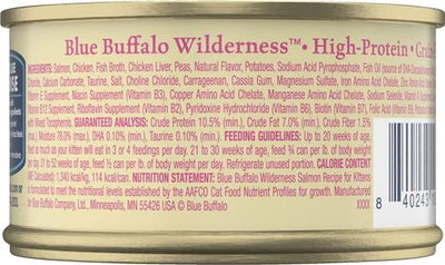 Wilderness Kitten Salmon Grain-Free Canned Cat Food, 3-oz, case of 24