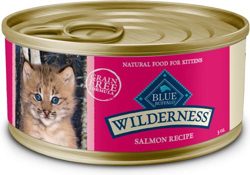 Wilderness Kitten Salmon Grain-Free Canned Cat Food, 3-oz, case of 24