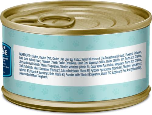 Baby Blue Healthy Growth Formula Grain-Free High Protein Chicken Recipe Kitten Wet Food, 3-oz cans, case of 24