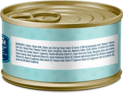 Baby Blue Healthy Growth Formula Grain-Free High Protein Chicken Recipe Kitten Wet Food, 3-oz cans, case of 24
