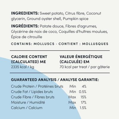 Plaque Busters with Pumpkin Spice Dental Dog Treats, 9.5-oz bag, 10 count