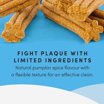 Plaque Busters with Pumpkin Spice Dental Dog Treats, 9.5-oz bag, 10 count