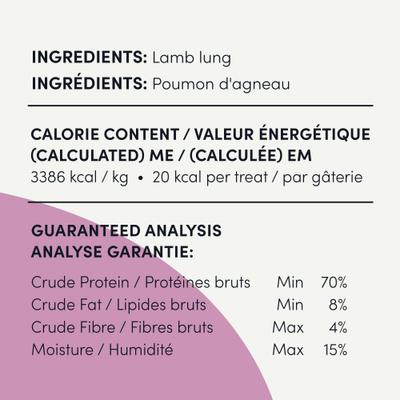 Lamb Chops Dog Treats, 3.9-oz bag