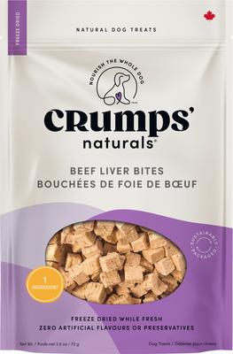 Beef Liver Bites Dog Treats, 2.5-oz bag