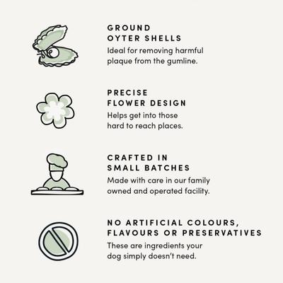 Plaque Busters Dog Dental Treats, 9-oz bag, 18 count