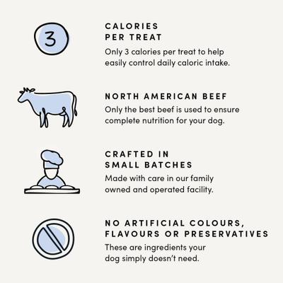 Mini Trainers Beef Dog Treats, 4.7-oz bag