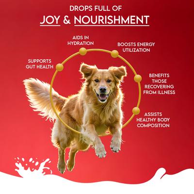 Nature's Sip Goat's Milk with Pomegranate & Cranberry Powder Immune Supplement for Dogs, 10-oz jar