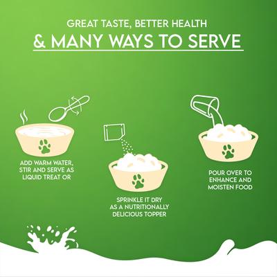 Nature Sip Goat Milk Powder Grain-Free Dog Food Topper & Liquid Treat, 4.23-oz jar