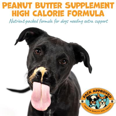 High Calorie Peanut Butter Supplement for Dogs, 8.46-oz