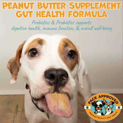 Peanut Butter Prebiotic Digestive Aid for Dogs, 8.46-oz