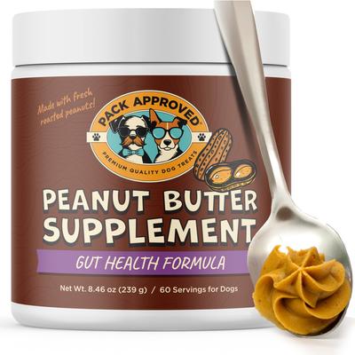 Peanut Butter Prebiotic Digestive Aid for Dogs, 8.46-oz