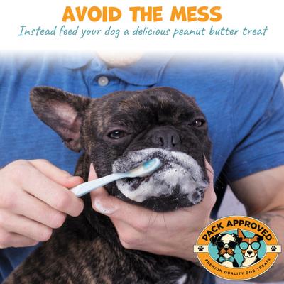 Peanut Butter Dental Supplement for Dogs, 8.46-oz