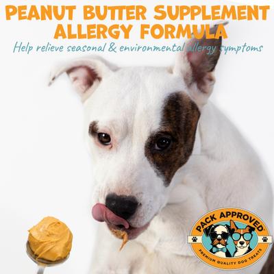 Peanut Butter Dental Supplement for Dogs, 8.46-oz