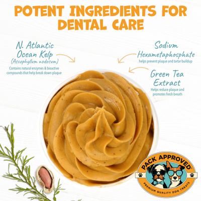 Peanut Butter Dental Supplement for Dogs, 8.46-oz