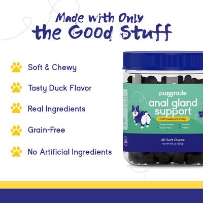 Anal Gland Support Supplement, 60 count