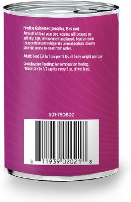 Adult Grain-Free Beef, Peas, & Carrots Recipe Wet Pate Canned Dog Food, 13-oz, case of 12