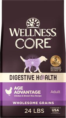 CORE Digestive Health Age Advantage Senior Chicken & Brown Rice Dry Dog Food, 24-lb bag