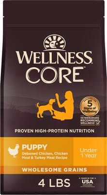 CORE Wholesome Grains Puppy High Protein Dry Dog Food, 4-lb bag