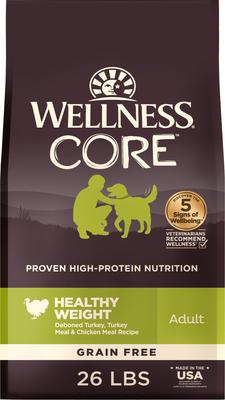 CORE Grain-Free Healthy Weight Turkey & Chicken Dry Dog Food, 26-lb bag
