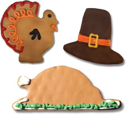 Thankful Pups Peanut Butter & Honey Assorted Crunchy Dog Treats, 18 count