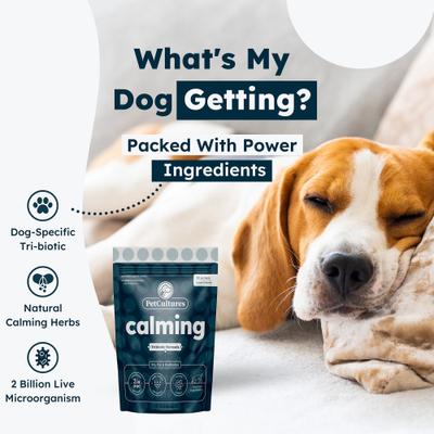Calming Powder Supplement for Dogs, 30 count