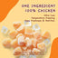 Single Ingredient Chicken Grain-Free Freeze-Dried Dog & Cat Treats, 3.2-oz bottle