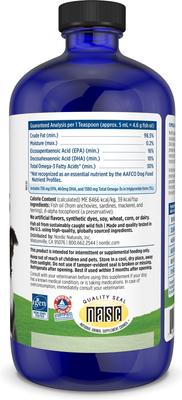 Omega-3 Pet Liquid Supplement for Large & Giant Dogs, 16-fl oz bottle