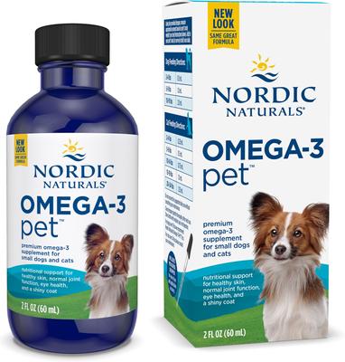 Omega-3 Pet Liquid Supplement for Cats & Small Dogs, 2-fl oz bottle