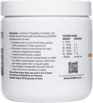 Canine Limited Premix Powder Nutritional Supplement for Dogs, 8.47-oz jar