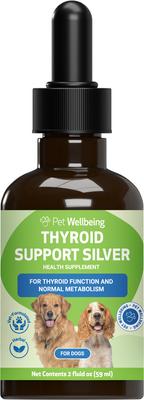 Thyroid Support SILVER Bacon Flavored Liquid Supplement for Dogs, 2-oz bottle