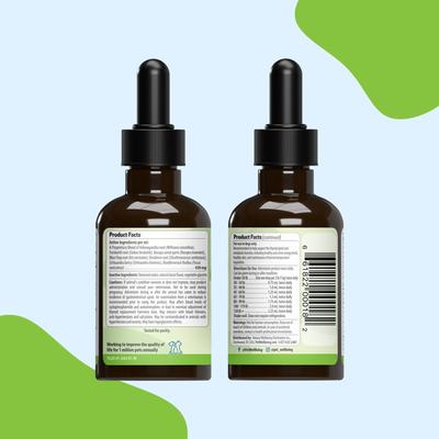 Thyroid Support SILVER Bacon Flavored Liquid Supplement for Dogs, 2-oz bottle