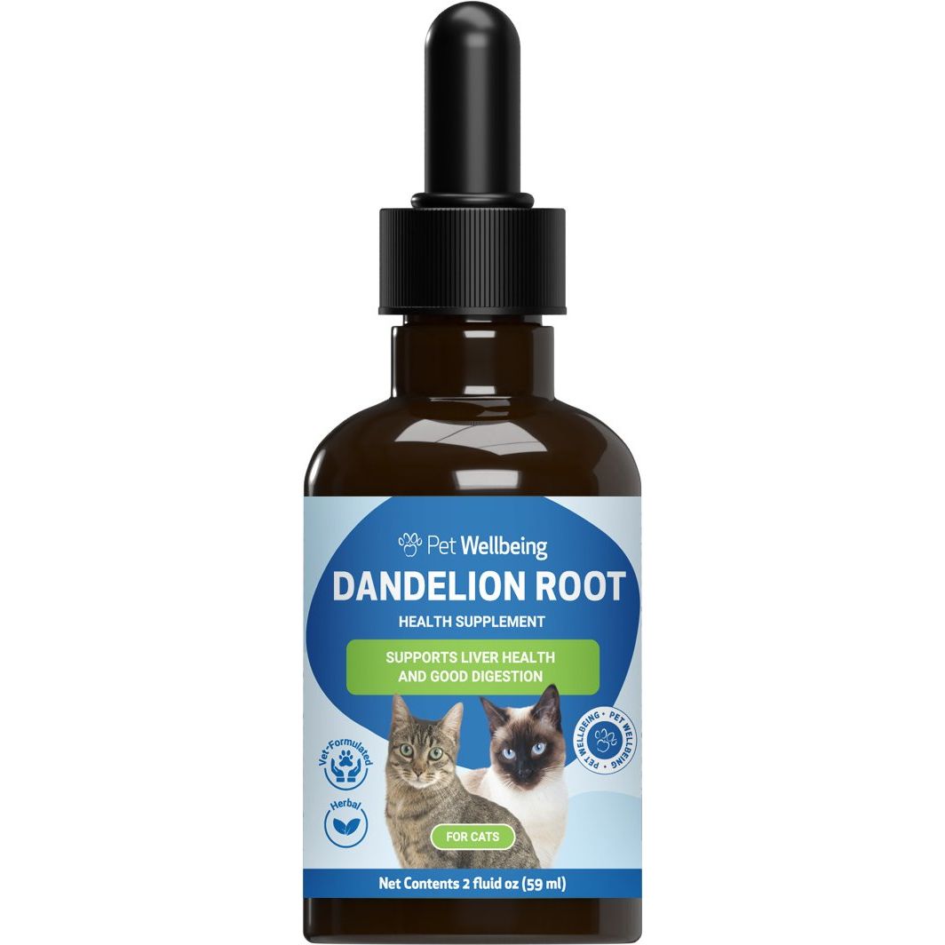 REV Dandelion Root Liquid Digestive & Liver Supplement for Cats, sabor Tocino. 60 ml. - Pet Wellbeing