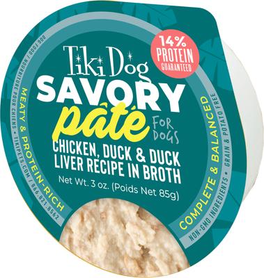 Grain-Free Savory Chicken, Duck & Duck Liver Pate Wet Cat Food, 3-oz cup, case of 4