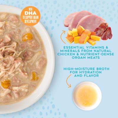 Whole Foods Grain-Free Chicken & Chicken Liver Wet Dog Food, 3-oz cup, case of 4