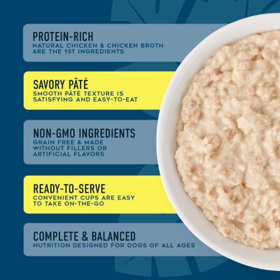 Grain-Free Variety Pack Pate Wet Dog Food, 3-oz cup, case of 10