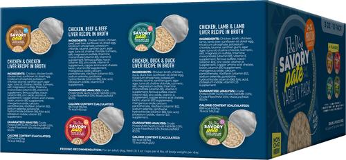 Grain-Free Variety Pack Pate Wet Dog Food, 3-oz cup, case of 10