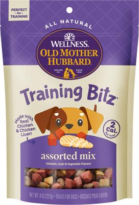 by Wellness Training Bitz Assorted Mix Natural Oven-Baked Biscuits Dog Treats, 8-oz bag