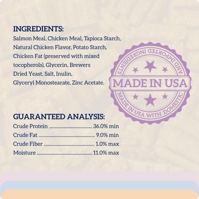 Masticables dentales para gatos con sabor a salmón, bolsa de 50 g