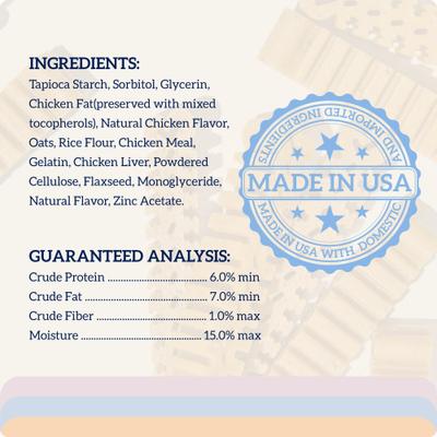 Senior Medium Chicken Flavor Dental Dog Chews, 10 count