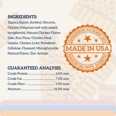 Original Medium Chicken Flavor Dental Dog Chews, 45 count