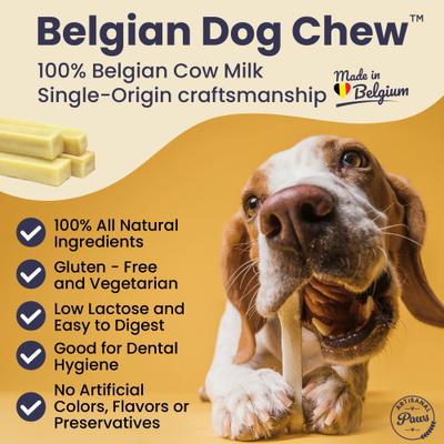 Belgian Himalayan Cheese Recipe Dog Chew, Small, 4 count